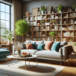 A well-organized living room