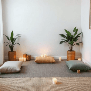 Meditation creates clarity and reduces stress